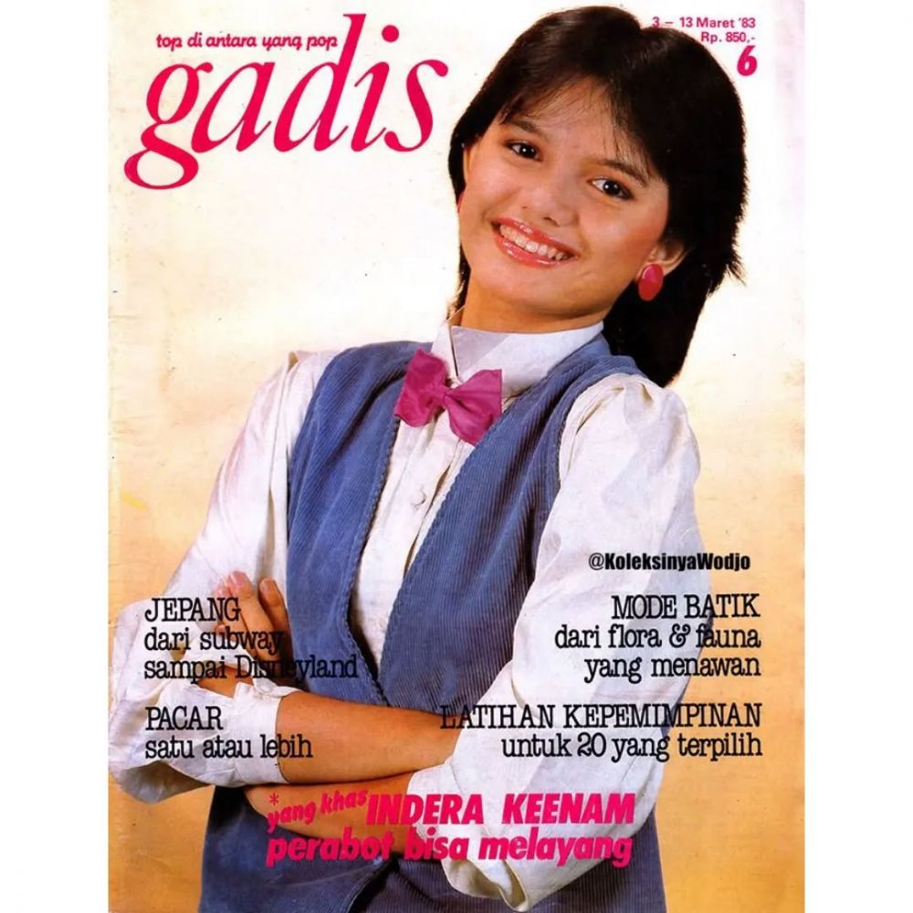 Model sampul majalah jadul ini kini jadi istri eks menteri Indonesia, intip 7 potret lawasnya