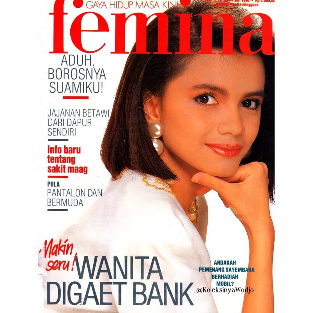 Model sampul majalah jadul ini kini jadi istri eks menteri Indonesia, intip 7 potret lawasnya