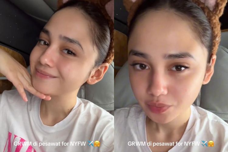 Cuma pakai 3 produk, morning skincare routine ala Syifa Hadju ini bikin kulit mulus