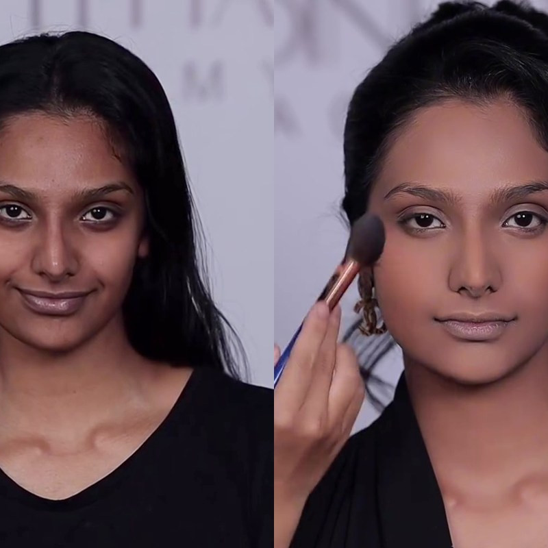 Cantik tak harus putih, transformasi wanita dirias bold glamour ini endingnya bikin nggak nyangka