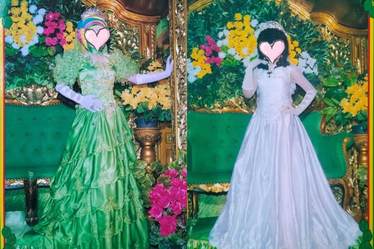 Momen wanita unggah foto pernikahan tahun 2013 dengan makeup bold, hasil riasannya di luar prediksi