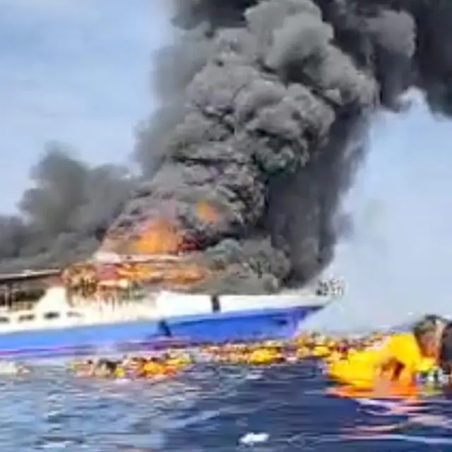 Cerita kesaksian penumpang soal detik-detik menegangkan kapal KM Barcelona terbakar