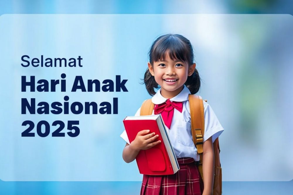 100 Kata-kata twibbon Selamat Hari Anak Nasional 2025 yang menyentuh dan inspiratif