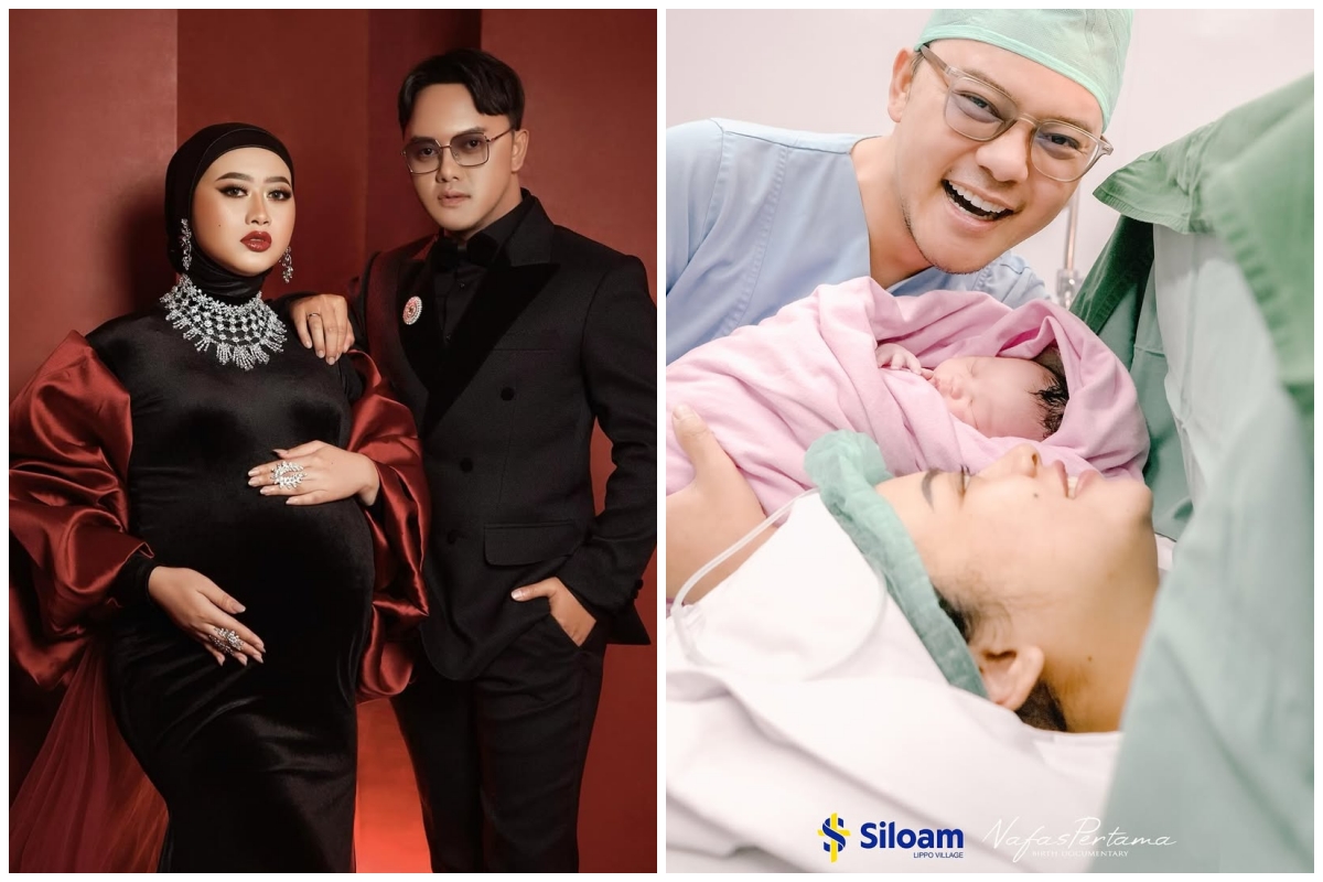 Penantian 3 tahun berbuah manis, ini 7 potret momen kelahiran anak pertama Danang DA dan istri