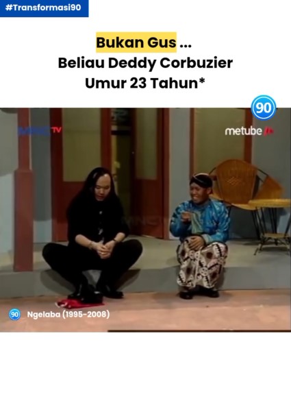 Pernah chubby tampil di sitkom 'Ngelaba', begini 5 potret penampilan Deddy Corbuzier bareng Eko Patrio