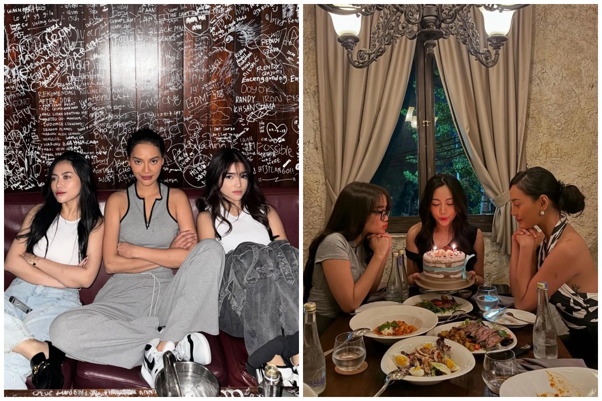 Selalu kompak dukung sahabatnya, ini 9 potret pertemanan Fuji dan Rachel Venya bareng Erika Carlina