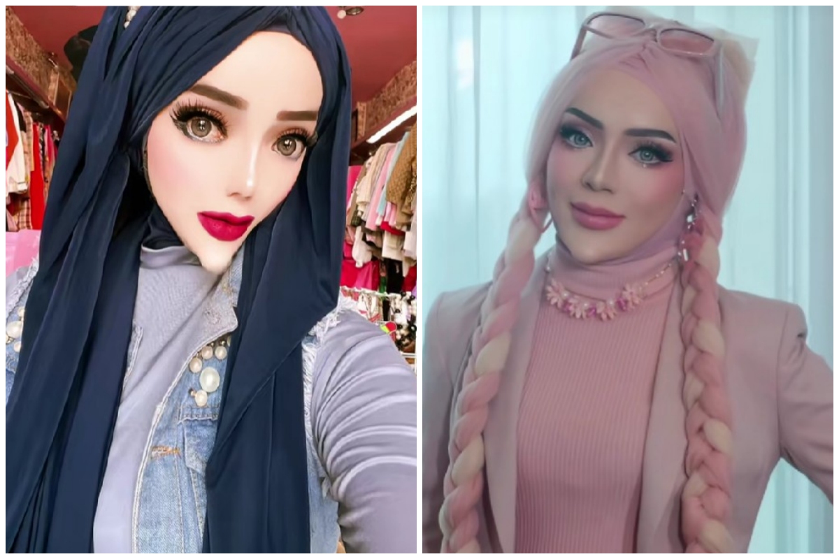 Suka dandan mirip barbie, 9 potret Yuni Jasmine seleb TikTok dagu lancip tanpa filter ini manglingi