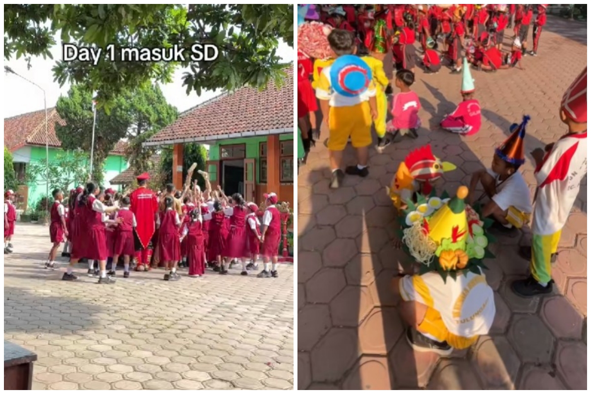 POV emak-emak Gen Z bikin topi anaknya untuk MPLS, biar nyeleneh tapi ide kreatifnya diacungi jempol