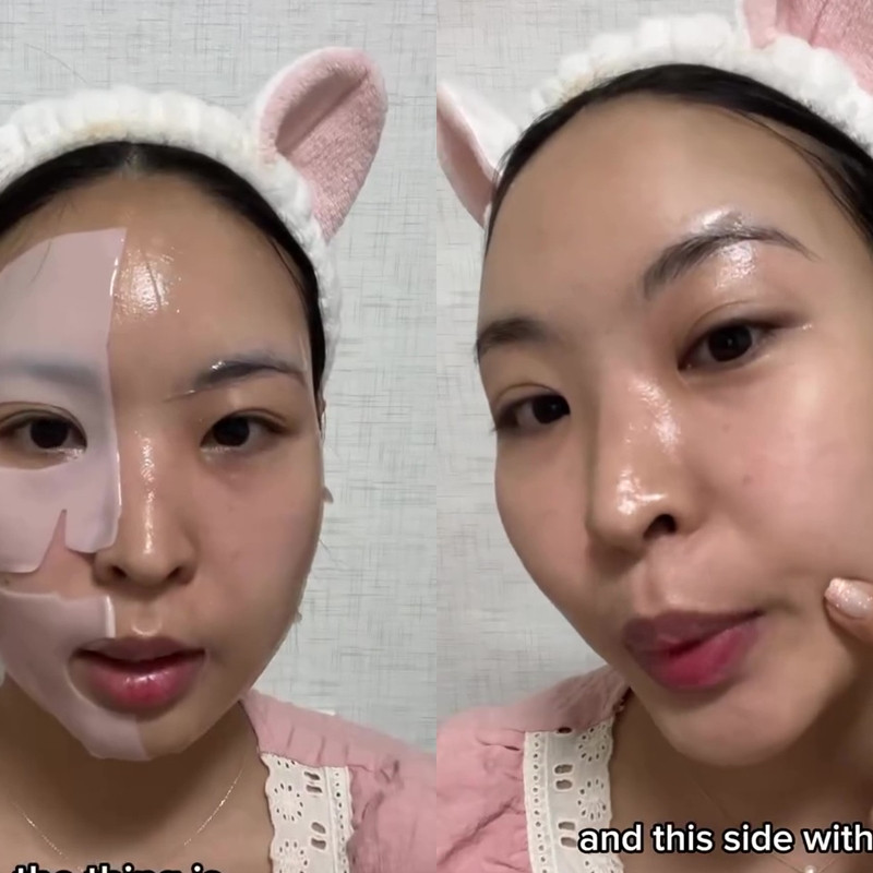 Lebih ampuh dibandingkan sheet mask kolagen, wanita ini gunakan 1 bahan dapur untuk kencangkan kulit
