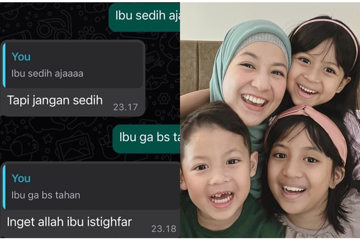 Jarang tersorot, isi chat 7 seleb bareng anaknya ini bikin gemas sekaligus haru