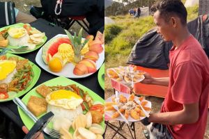 Bocoran dapur porter Rinjani: Ini cara dapat makanan “hotel bintang 5” selama mendaki & kisaran harga