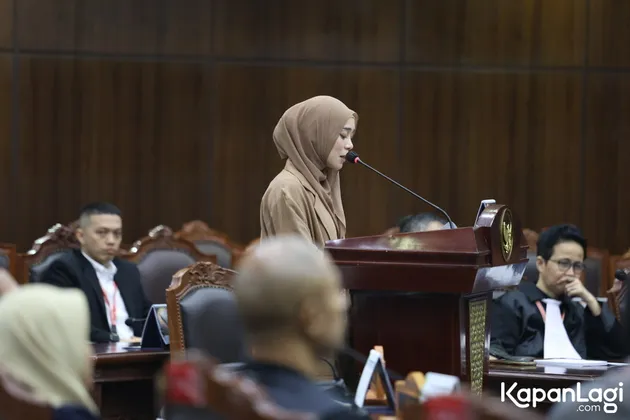 Jadi saksi di sidang MK, Lesty Kejora tahan tangis saat curhat kasus Hak Cipta laporan Yoni Dores