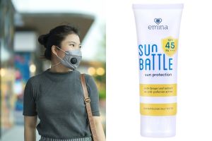 7 Produk dengan perlindungan polusi untuk aktivitas luar ruangan, wajah bersih terlindungi