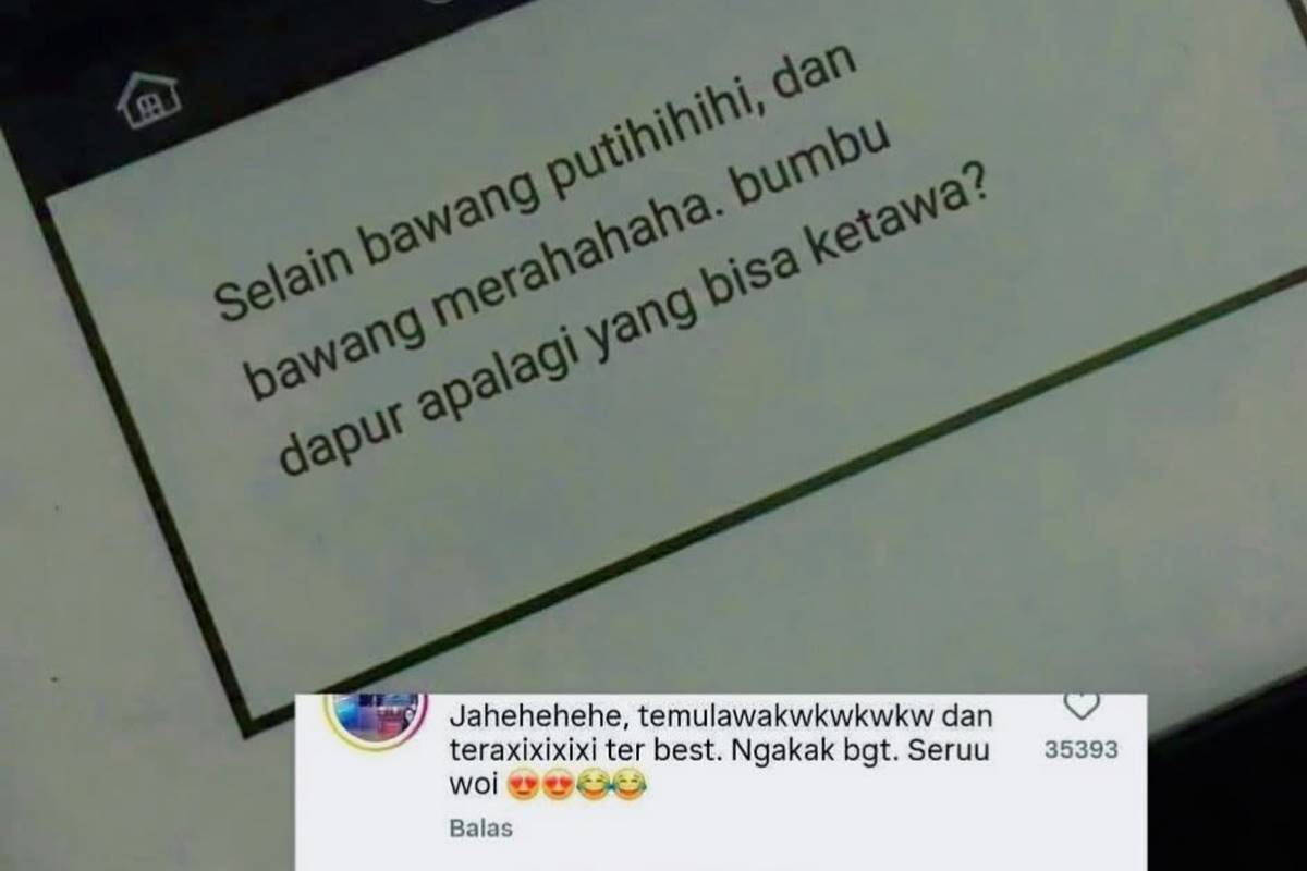 Jokes receh warganet di kolom komentar nggak ada matinya, ini 8 potretnya yang bikin ketawa ngik-ngik