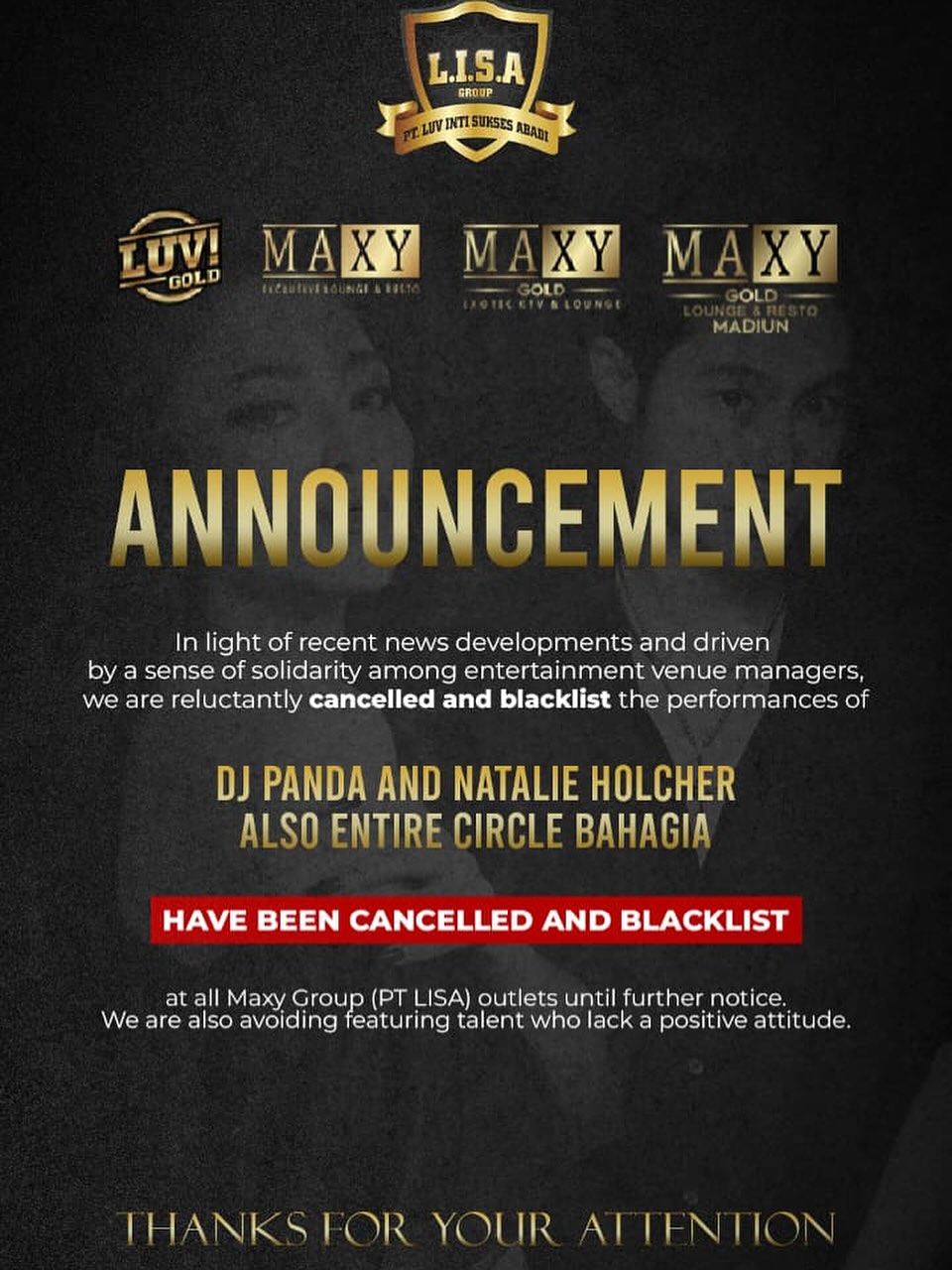 Permintaan maaf terbuka Nathalie Holscher untuk Erika Carlina usai diboikot buntut parodi ibu hamil