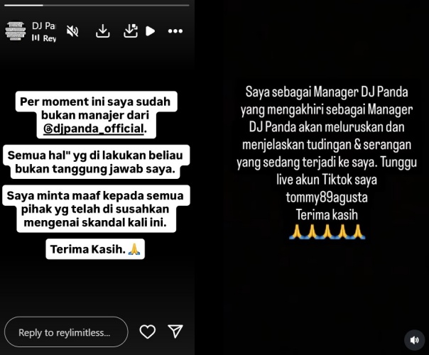 Deretan imbas buruk yang diterima DJ Panda usai Erika Carlina bongkar hamil 9 bulan