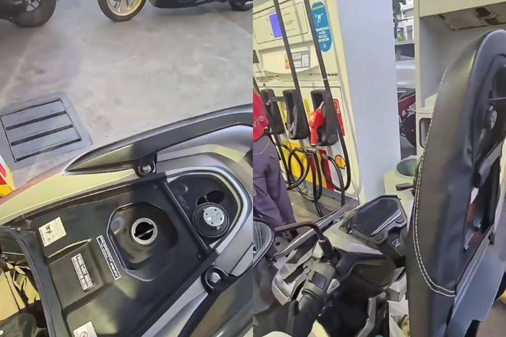 Gegara simbol mirip tisu, wanita ini dibuat malu pas isi bensin di SPBU, auto dilihat pengendara lain