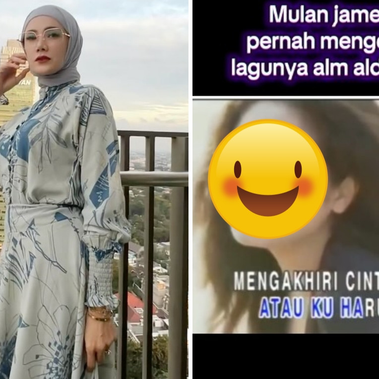 9 Potret lawas Mulan Jameela cover lagu era 90-an, wajah chubby-nya bikin pangling