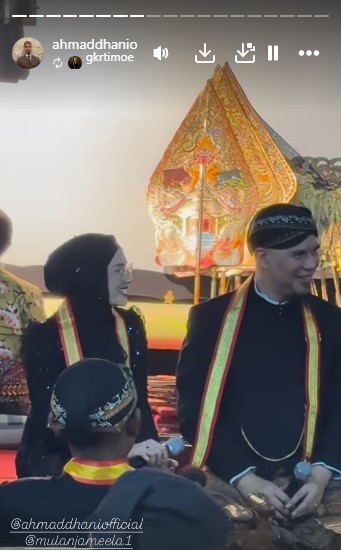 9 Potret Ahmad Dhani dapat gelar bangsawan dari Keraton Solo, gelarnya Kanjeng Pangeran