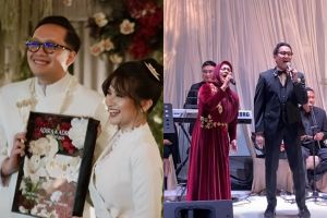 Tampil kompak meski sudah cerai, 9 potret Ikke Nurjanah duet bareng Aldi Bragi sambut pernikahan anak