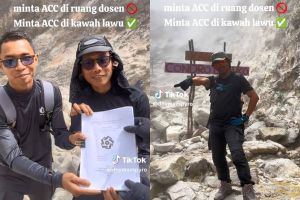 Kejarlah dosen hingga ke Gunung Lawu, perjuangan mahasiswa dapet acc skripsi ini bikin geleng kepala