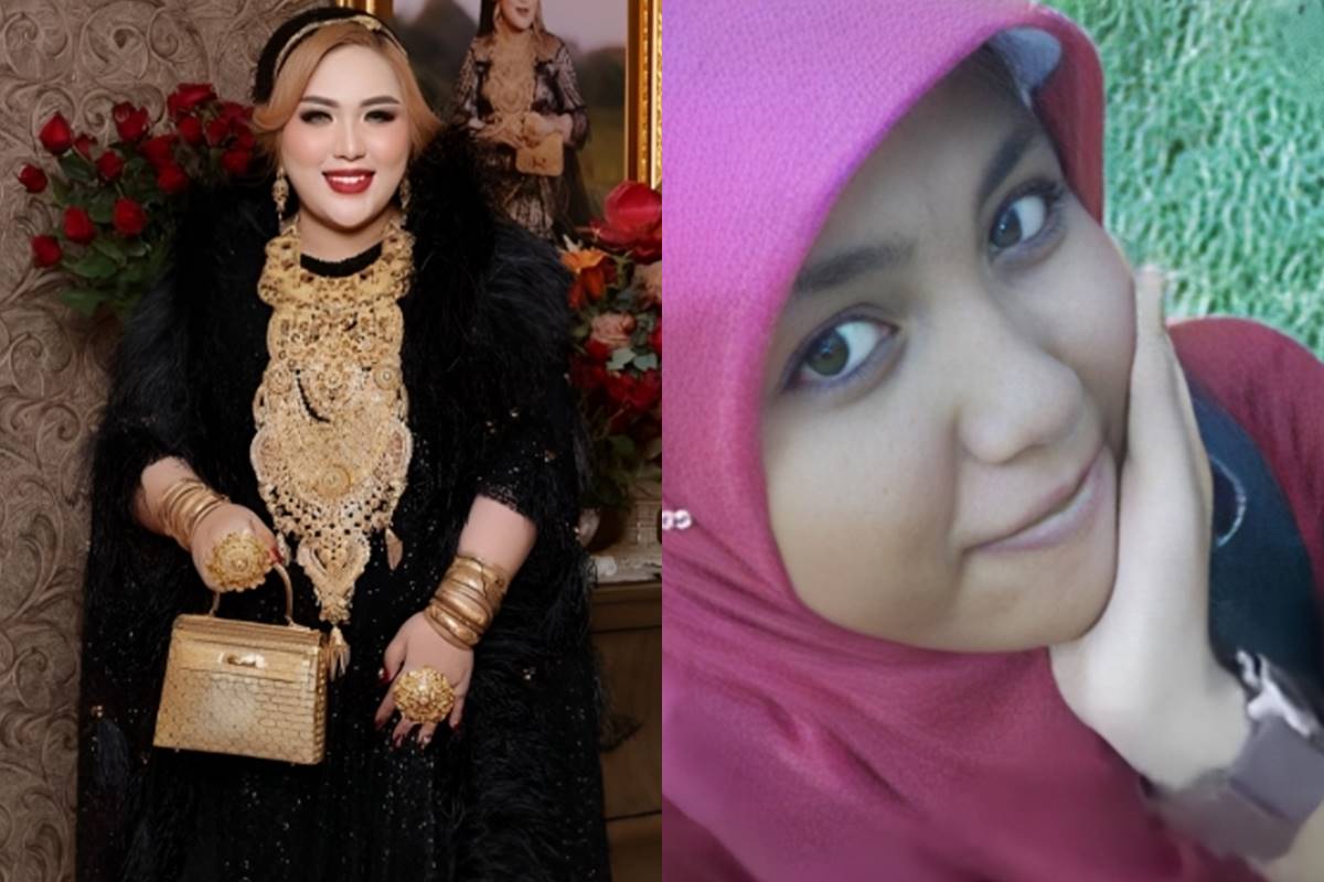 Viral karena gaya mencoloknya dengan emas segambreng, ini 9 potret jadul Mira Hayati sebelum terkenal