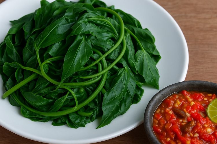 Bosan ditumis? Ini 4 resep olahan daun ubi jalar dari gulai creamy sampai lalapan cocol sambal terasi