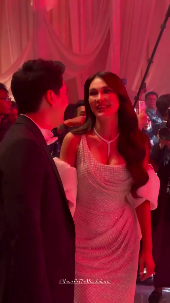 9 Momen resepsi pernikahan Luna Maya dan Maxime Bouttier di Jakarta, dimeriahkan Sheila On 7