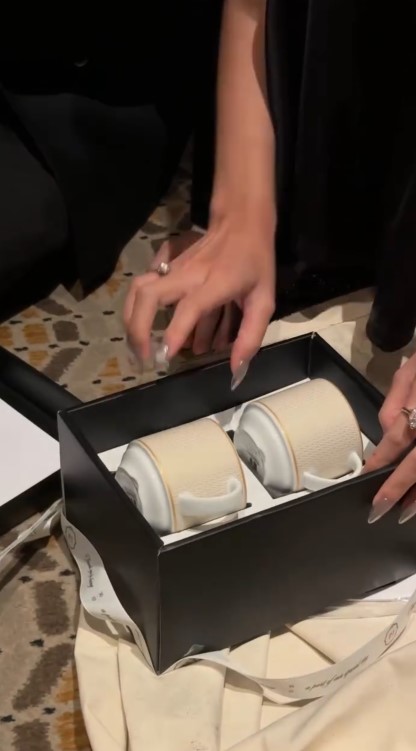 Suvenir antimainstream dari Luna dan Maxime saat resepsi di Jakarta, beratnya 3 kg, ini 9 potretnya