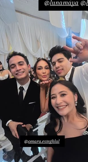 7 Potret Prilly Latuconsina hadiri resepsi Maxime Bouttier, pamer momen anti-canggung dengan Luna Maya