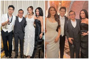 9 Potret Ari Lasso hadiri resepsi Luna dan Maxime gandeng Dearly Joshua, go public? 