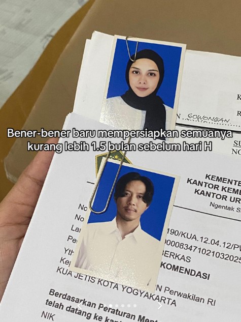Pasangan Gen Z ini pilih nikah di KUA tanpa resepsi, habis sah tancap gas ngopi santai di cafe