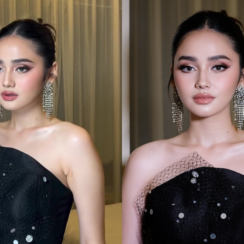 Elegan dan glamour, 7 detail makeup Syifa Hadju di pernikahan Luna-Maxime ini cantiknya unreal