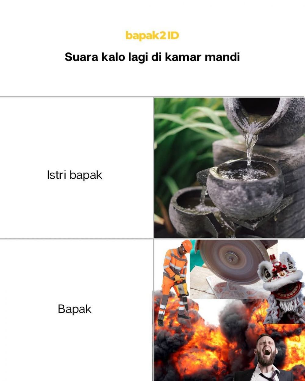 7 Potret lucu beda gaya suami vs istri saat di kamar mandi, relate banget buat pasutri senior