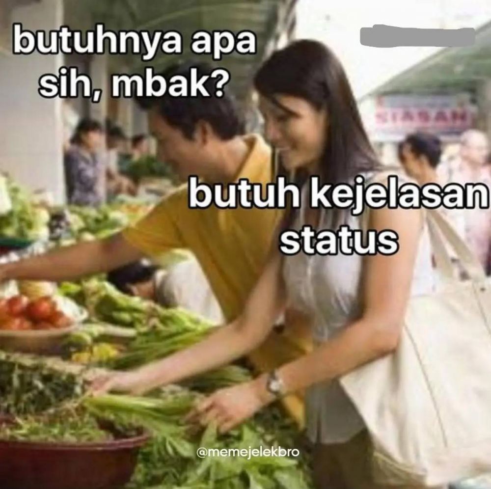 8 Meme Lucu hubungan tanpa status, bikin senyum-senyum tapi hatinya nggak baik-baik aja