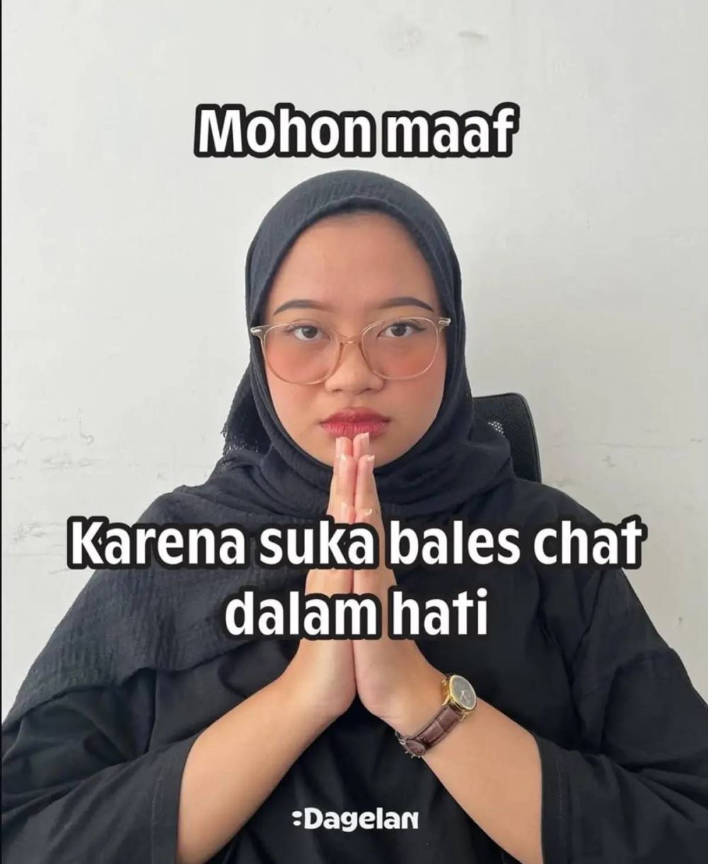 Bukan cuma minta maaf, 7 meme lucu ini bikin ngakak sekaligus baper abis buat Gen Z