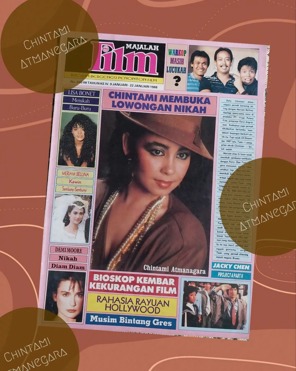 Pernah main film bareng Rhoma Irama kini pilih jual baju, begini 11 potret lawas Chintami Atmanagara