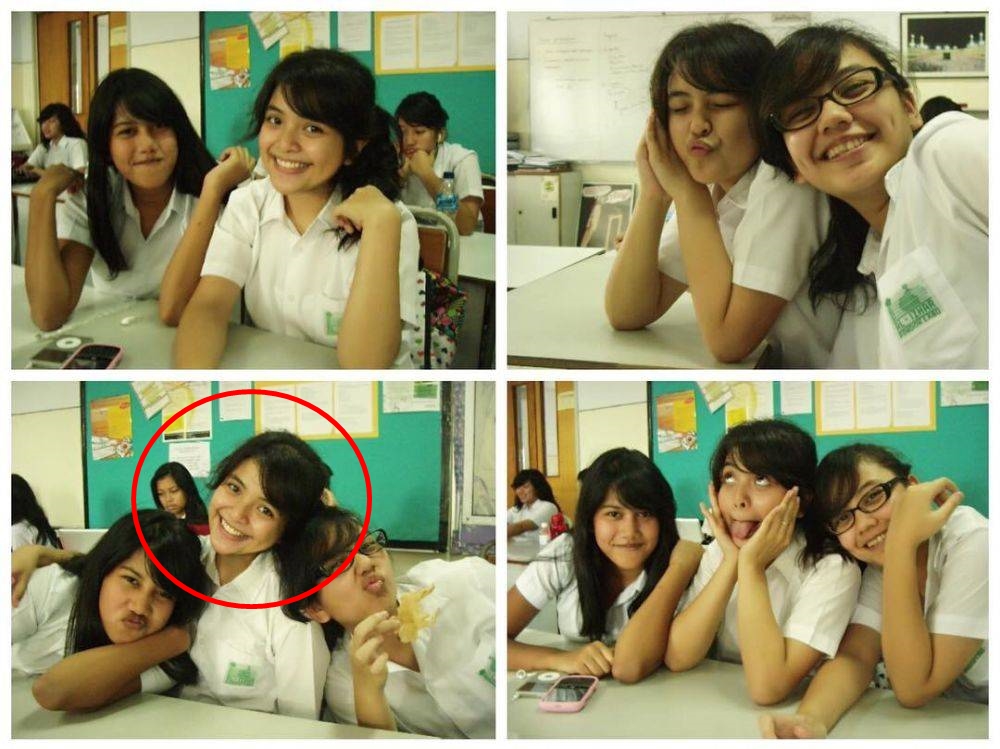 Nggak jaim pose alay, begini potret lawas 9 penyanyi cantik bareng geng SMA