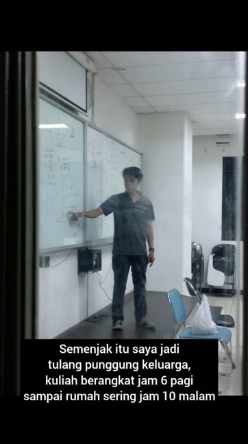 Kisah perintis bukan pewaris, anak kuli lulusan ITB ini tulang punggung keluarga, jadi orang sukses