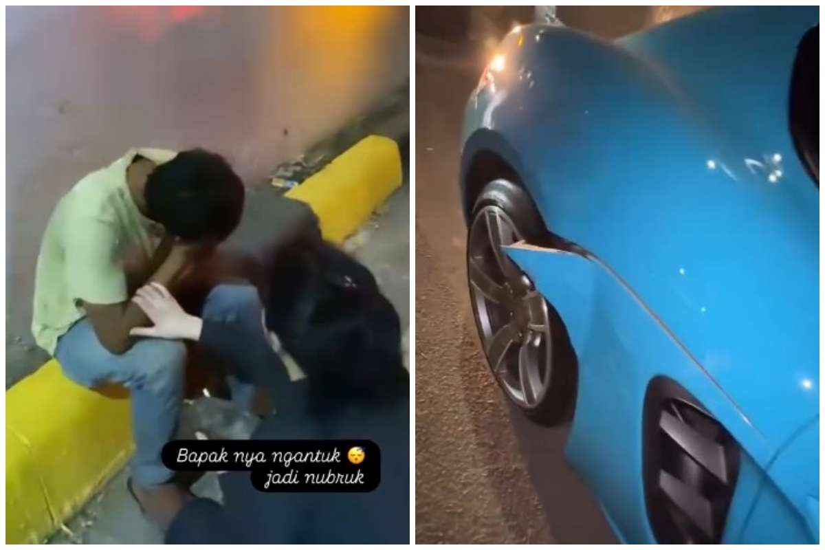 Respect! Viral pemilik Porsche Rp3 M tak tuntut ganti rugi usai mobilnya diserempet supir truk ngantuk
