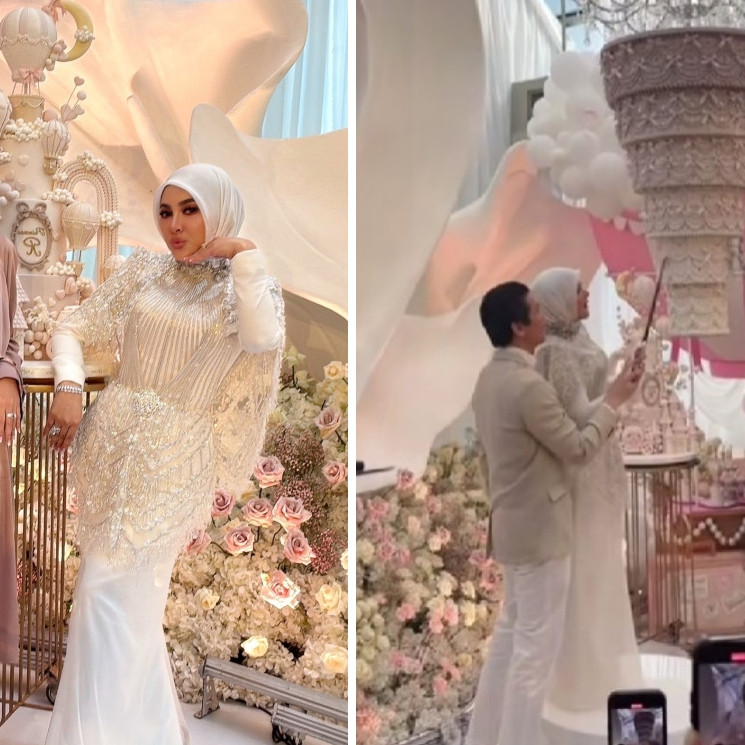 11 Potret syukuran privat ultah Syahrini ke-45 ini mewah bak pesta pernikahan, tamunya bertabur diva