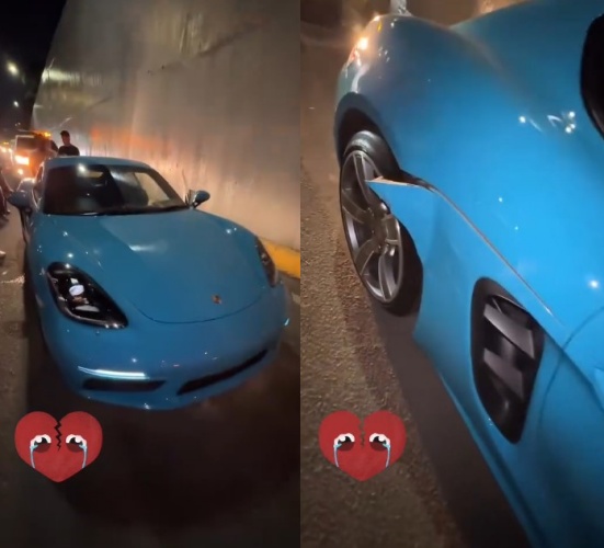 Tak tuntut ganti rugi usai porsche diserempet truk, pemilik mobil kini undang sopir makan bareng