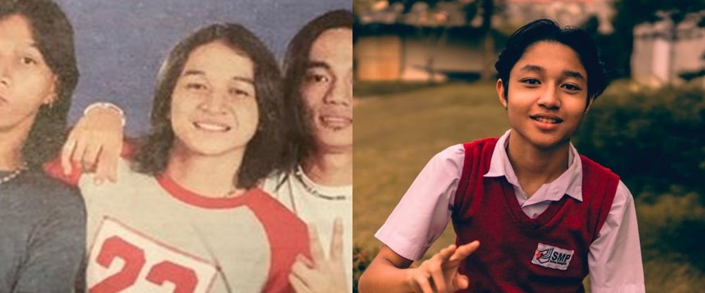 Paras waktu remajanya plek ketiplek sang anak, ini 9 beda gaya Pasha Ungu muda dengan Keisha Alvaro