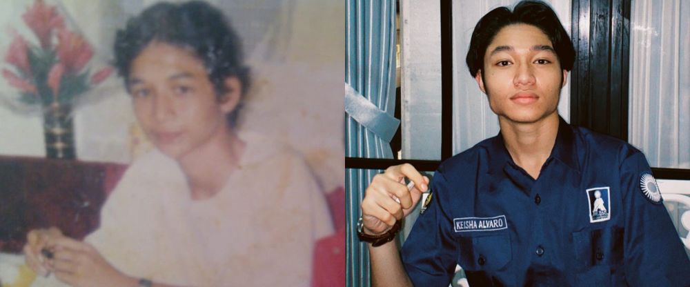Paras waktu remajanya plek ketiplek sang anak, ini 9 beda gaya Pasha Ungu muda dengan Keisha Alvaro