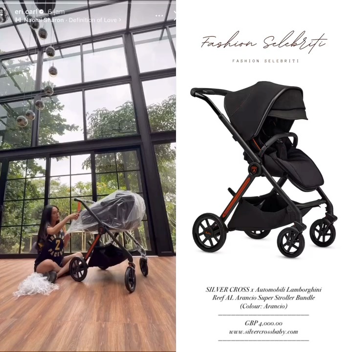 Harga stroller anak Erika Carlina capai Rp 87 juta, ini keunikannya