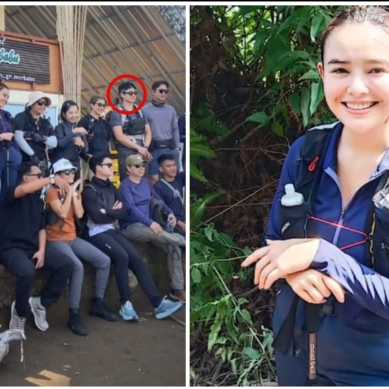 Viral Amanda Manopo naik gunung Merbabu bareng Kenny Austin, 7 potretnya bikin baper fans