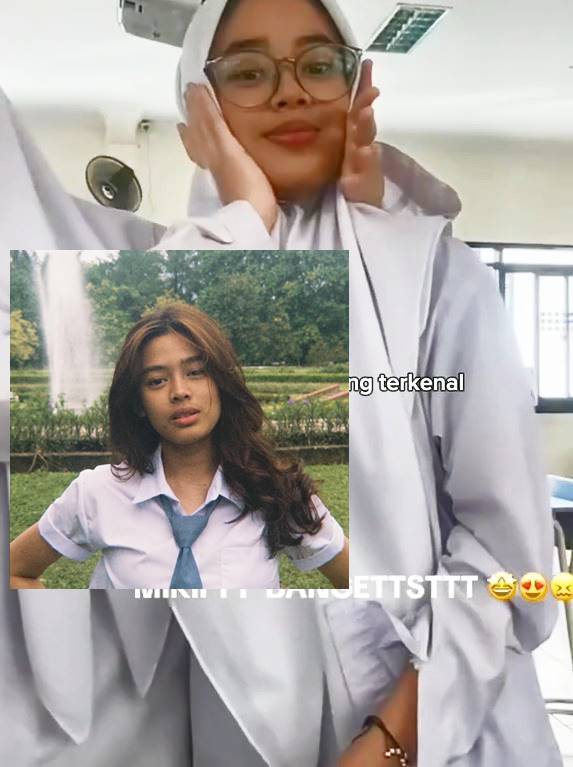 POV 'sekelas sama orang terkenal' ini bikin syik syek syok, parasnya mirip pol