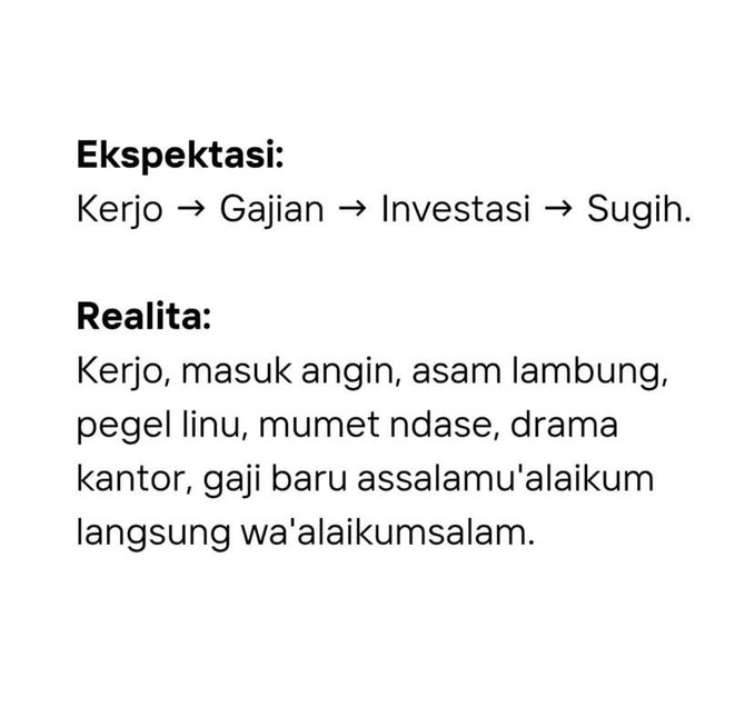 11 Meme lucu suka duka pencari cuan ini bikin angguk setuju, ngenesnya relate banget