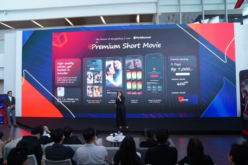 Pengguna MyTelkomsel sekarang bisa nikmati drama pendek + konten premium mulai Rp 7.000, ini caranya