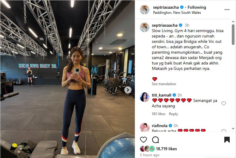 Nikmati slow living usai pisah dari Vicky Kharisma, Acha Septriasa sebut hidupnya kini anugerah